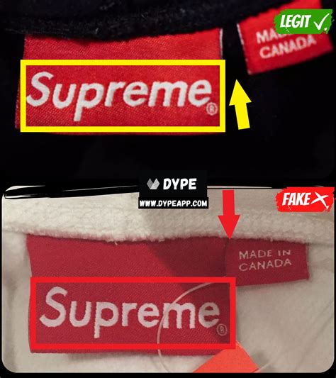 how to spot fake supreme